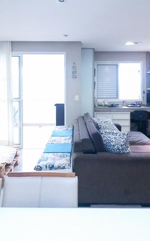 Apartamento à venda com 91m², 3 quartos e 2 vagas Apartamento à venda com 91m², 3 quartos e 2 vagasSala