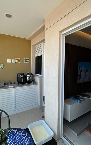 Apartamento à venda com 145m², 3 quartos e 2 vagasVaranda da Sala