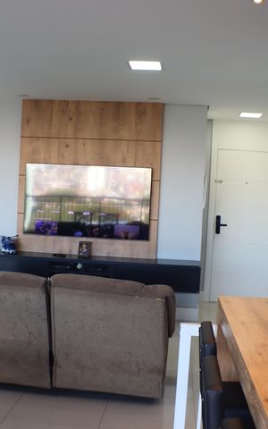Apartamento à venda com 119m², 3 quartos e 2 vagas Apartamento à venda com 119m², 3 quartos e 2 vagasSala