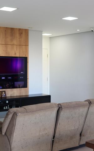 Apartamento à venda com 119m², 3 quartos e 2 vagas Apartamento à venda com 119m², 3 quartos e 2 vagasSala