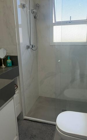 Apartamento à venda com 119m², 3 quartos e 2 vagas Apartamento à venda com 119m², 3 quartos e 2 vagasBanheiro da Suíte