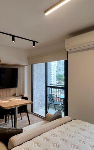 Studio para alugar com 30m², 1 quarto e sem vaga Studio para alugar com 30m², 1 quarto e sem vagaQuarto