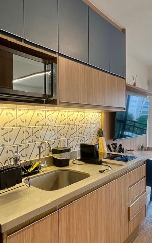 Studio para alugar com 30m², 1 quarto e sem vaga Studio para alugar com 30m², 1 quarto e sem vagaCozinha