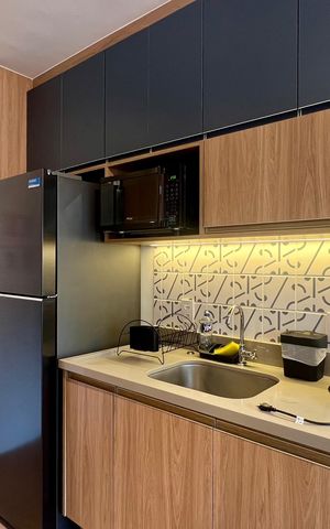 Studio para alugar com 30m², 1 quarto e sem vaga Studio para alugar com 30m², 1 quarto e sem vagaCozinha
