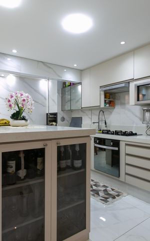 Casa de condomínio à venda com 90m², 2 quartos e 1 vaga Casa de condomínio à venda com 90m², 2 quartos e 1 vagaCozinha