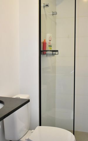 Apartamento para alugar com 47m², 1 quarto e 1 vaga Apartamento para alugar com 47m², 1 quarto e 1 vagaBanheiro