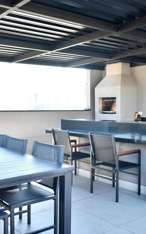 Apartamento para alugar com 47m², 1 quarto e 1 vaga Apartamento para alugar com 47m², 1 quarto e 1 vagaÁrea comum - Churrasqueira