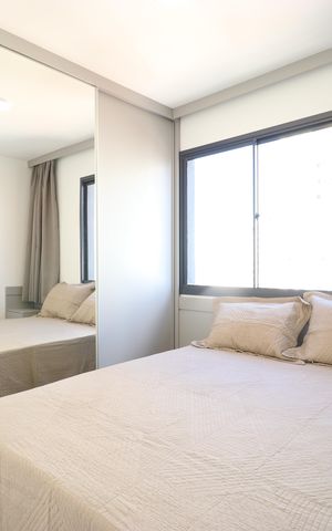 Apartamento à venda com 25m², 1 quarto e sem vagaQuarto