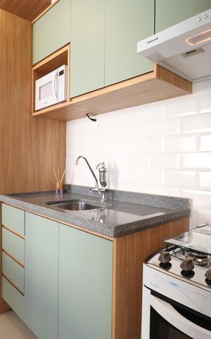 Apartamento à venda com 25m², 1 quarto e sem vagaCozinha