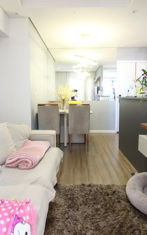 Apartamento à venda com 53m², 2 quartos e 1 vagaSala