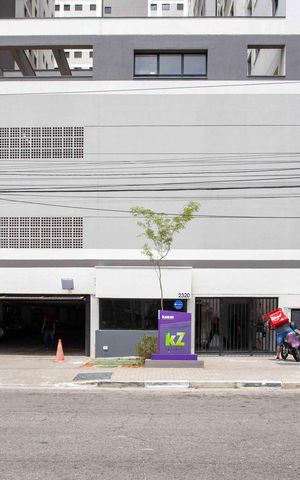 Apartamento para alugar com 41m², 2 quartos e sem vagaFachada e portaria