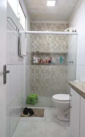 Casa à venda com 160m², 3 quartos e 2 vagasBanheiro da Suíte 3