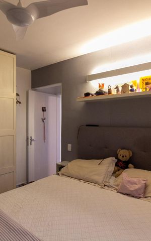 Apartamento à venda com 77m², 3 quartos e 2 vagasQuarto 2