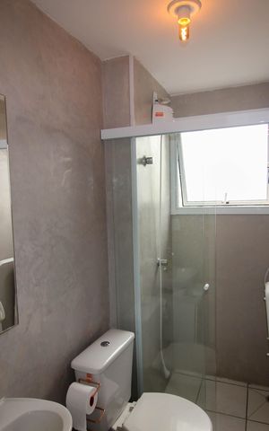 Apartamento para alugar com 49m², 2 quartos e 1 vaga Apartamento para alugar com 49m², 2 quartos e 1 vagaBanheiro