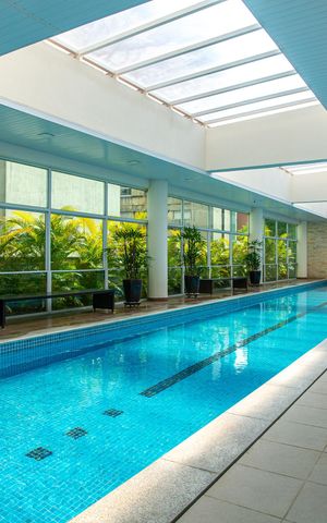Apartamento à venda com 47m², 1 quarto e 1 vaga Apartamento à venda com 47m², 1 quarto e 1 vagaÁrea comum - Piscina Coberta