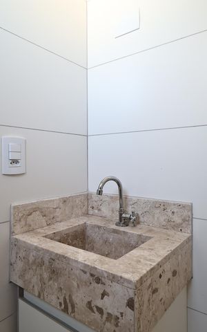 Apartamento à venda com 90m², 2 quartos e 1 vagaBanheiro da Suíte