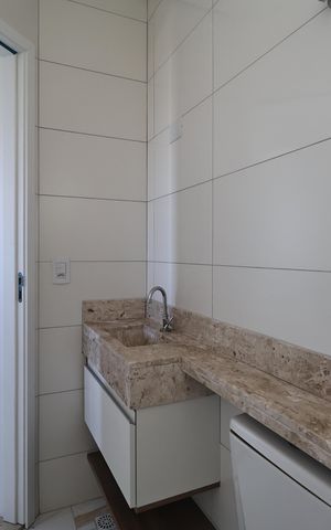 Apartamento à venda com 90m², 2 quartos e 1 vagaBanheiro Social