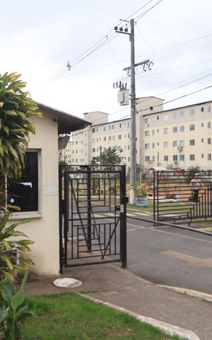 Apartamento à venda com 44m², 2 quartos e 1 vagaFachada e portaria