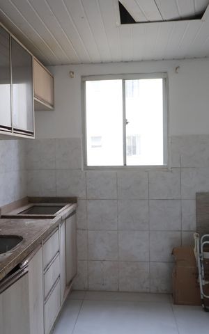 Apartamento à venda com 44m², 2 quartos e 1 vagaCozinha e Área de Serviço