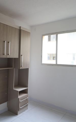 Apartamento à venda com 44m², 2 quartos e 1 vagaQuarto 2