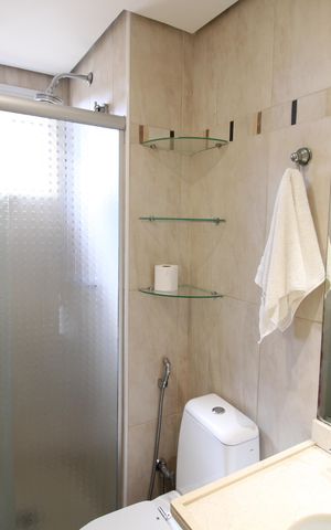 Apartamento à venda com 104m², 3 quartos e 2 vagasBanheiro