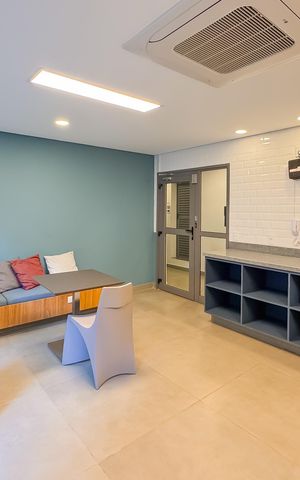 Studio para alugar com 28m², 1 quarto e sem vaga Studio para alugar com 28m², 1 quarto e sem vagaÁrea comum - Lavanderia