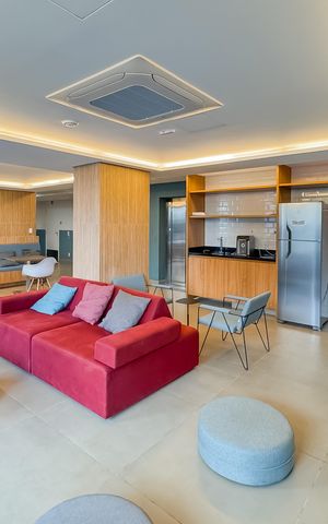 Studio para alugar com 28m², 1 quarto e sem vaga Studio para alugar com 28m², 1 quarto e sem vagaÁrea comum - Lounge