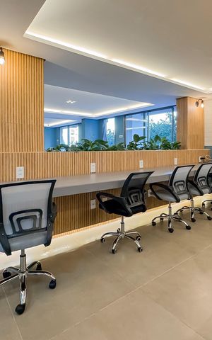 Studio para alugar com 28m², 1 quarto e sem vaga Studio para alugar com 28m², 1 quarto e sem vagaÁrea comum - Coworking