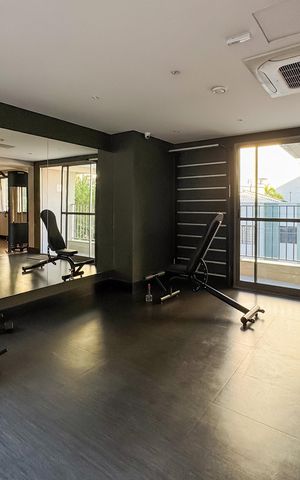 Studio para alugar com 28m², 1 quarto e sem vaga Studio para alugar com 28m², 1 quarto e sem vagaÁrea comum - Academia