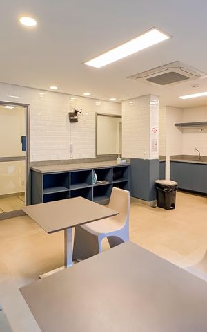 Studio para alugar com 28m², 1 quarto e sem vaga Studio para alugar com 28m², 1 quarto e sem vagaÁrea comum - Lavanderia