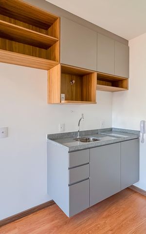 Studio para alugar com 28m², 1 quarto e sem vaga Studio para alugar com 28m², 1 quarto e sem vagaCozinha
