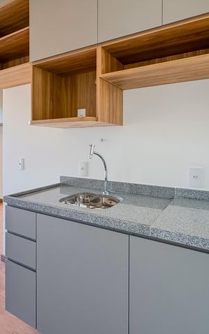 Studio para alugar com 28m², 1 quarto e sem vaga Studio para alugar com 28m², 1 quarto e sem vagaCozinha