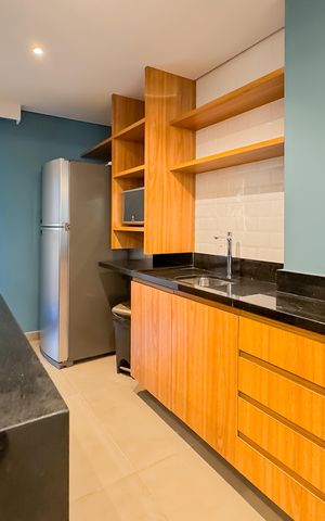 Studio para alugar com 28m², 1 quarto e sem vaga Studio para alugar com 28m², 1 quarto e sem vagaÁrea comum - Salão de Festas