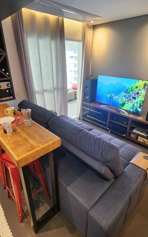 Apartamento para alugar com 52m², 1 quarto e 1 vaga Apartamento para alugar com 52m², 1 quarto e 1 vagaSala