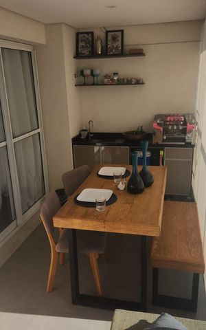 Apartamento para alugar com 52m², 1 quarto e 1 vaga Apartamento para alugar com 52m², 1 quarto e 1 vagaVaranda