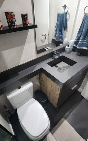 Apartamento para alugar com 52m², 1 quarto e 1 vaga Apartamento para alugar com 52m², 1 quarto e 1 vagaBanheiro