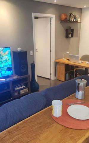 Apartamento para alugar com 52m², 1 quarto e 1 vaga Apartamento para alugar com 52m², 1 quarto e 1 vagaSala