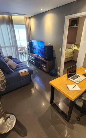 Apartamento para alugar com 52m², 1 quarto e 1 vaga Apartamento para alugar com 52m², 1 quarto e 1 vagaSala