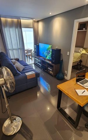 Apartamento para alugar com 52m², 1 quarto e 1 vaga Apartamento para alugar com 52m², 1 quarto e 1 vagaSala