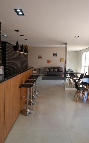 Apartamento à venda com 42m², 2 quartos e 1 vagaÁrea comum - Salão de festas