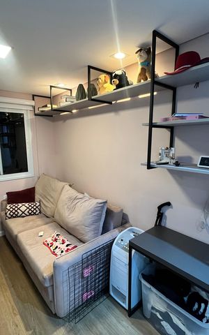 Apartamento à venda com 35m², 1 quarto e sem vagaSala/Quarto