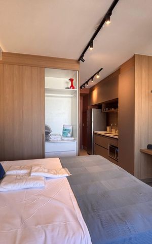 Studio para alugar com 26m², 1 quarto e sem vaga Studio para alugar com 26m², 1 quarto e sem vagaQuarto