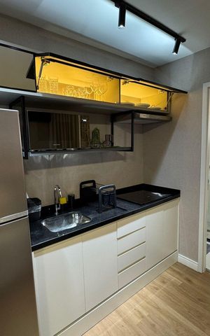 Studio à venda com 27m², 1 quarto e sem vaga Studio à venda com 27m², 1 quarto e sem vagaCozinha