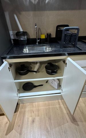 Studio à venda com 27m², 1 quarto e sem vaga Studio à venda com 27m², 1 quarto e sem vagaCozinha