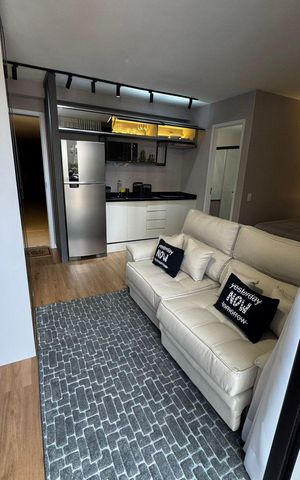 Studio à venda com 27m², 1 quarto e sem vaga Studio à venda com 27m², 1 quarto e sem vagaSala/Quarto
