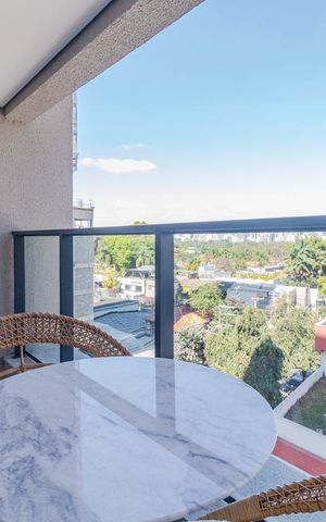 Apartamento à venda com 37m², 1 quarto e sem vagaVaranda