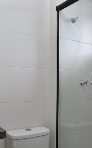 Studio para alugar com 30m², 1 quarto e sem vagaBanheiro do Stúdio