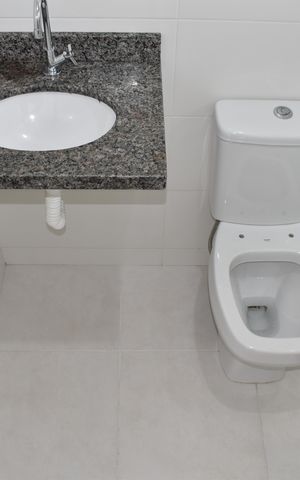Studio para alugar com 30m², 1 quarto e sem vagaBanheiro do Stúdio