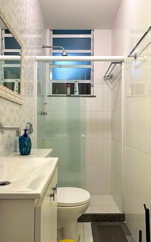 Apartamento para alugar com 90m², 2 quartos e 1 vaga Apartamento para alugar com 90m², 2 quartos e 1 vagaBanheiro Social