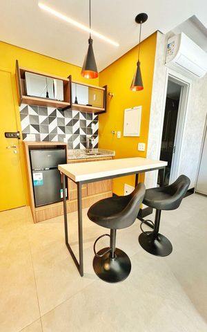 Studio à venda com 28m², 1 quarto e 1 vagaCozinha
